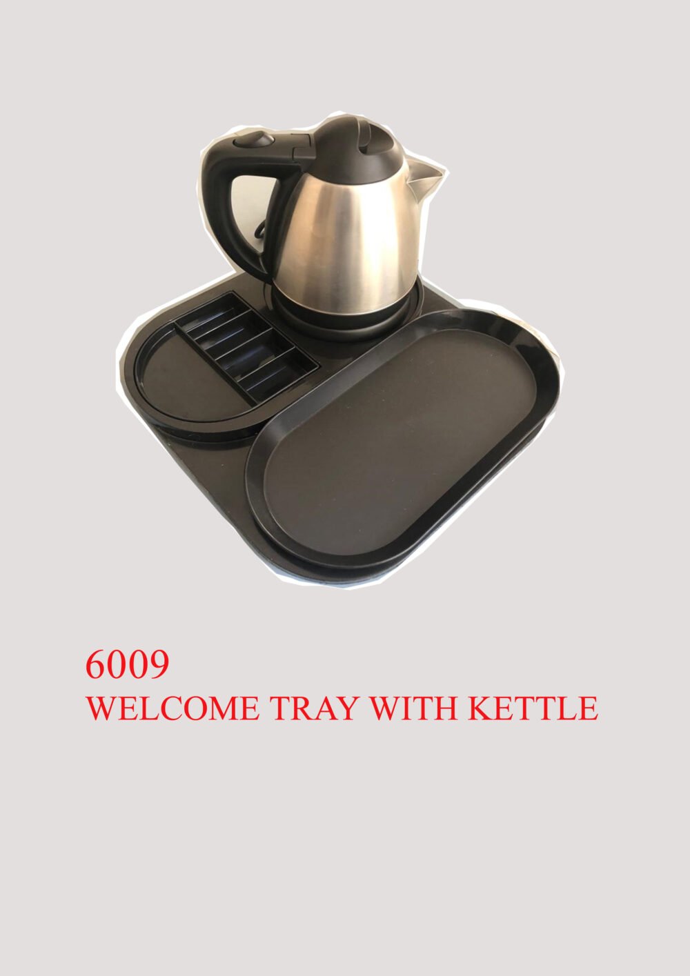 6009 WELCOME TRAY WITH KETTLE