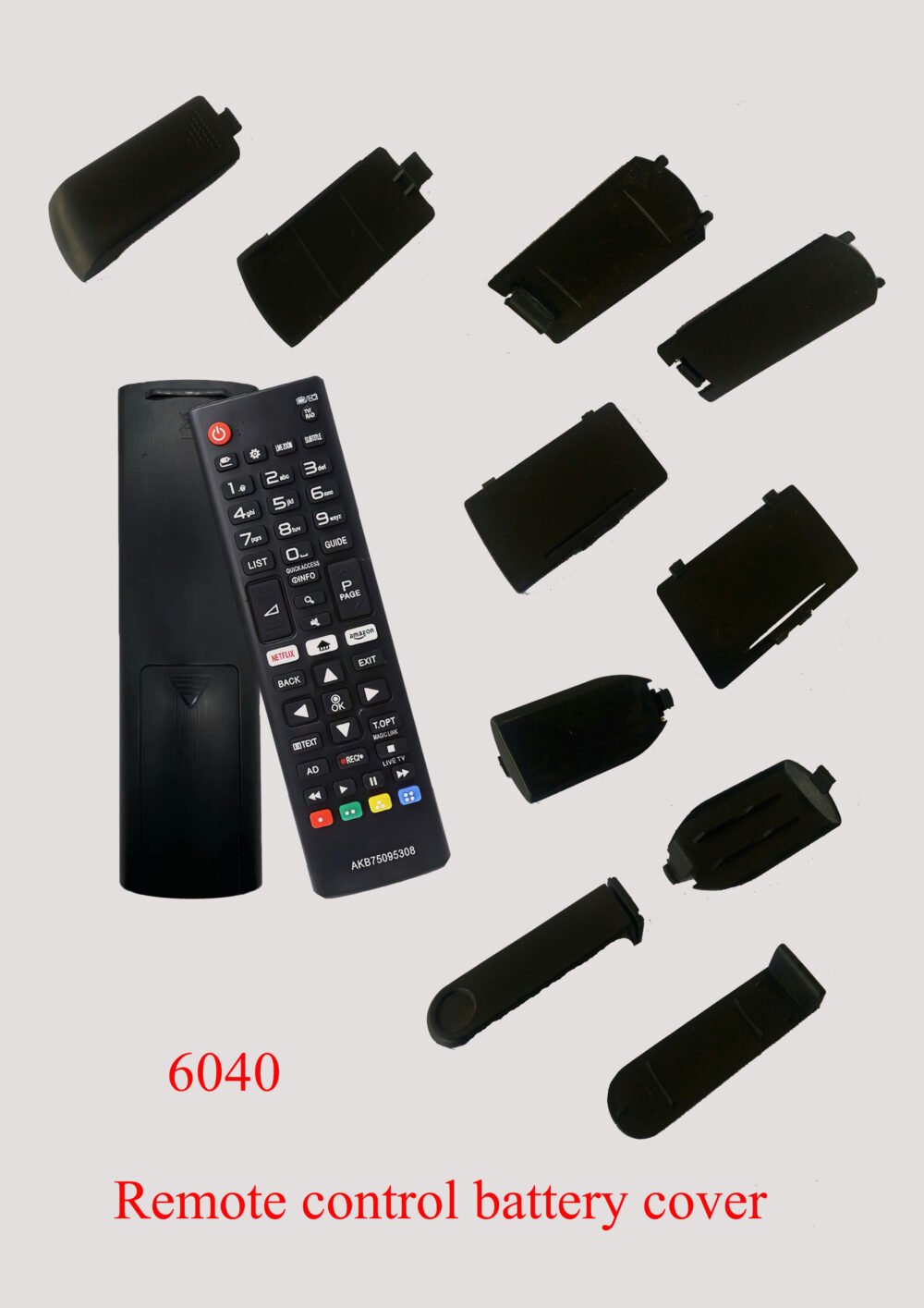 6040 Remote control battery cover
