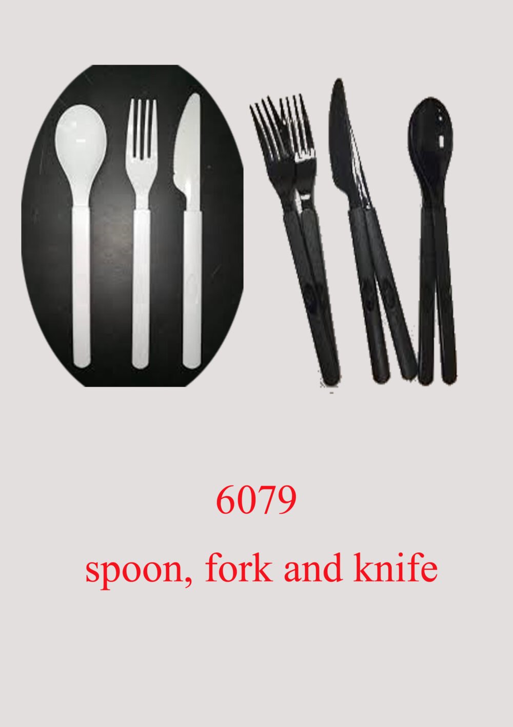 6079 spoon, fork and knife