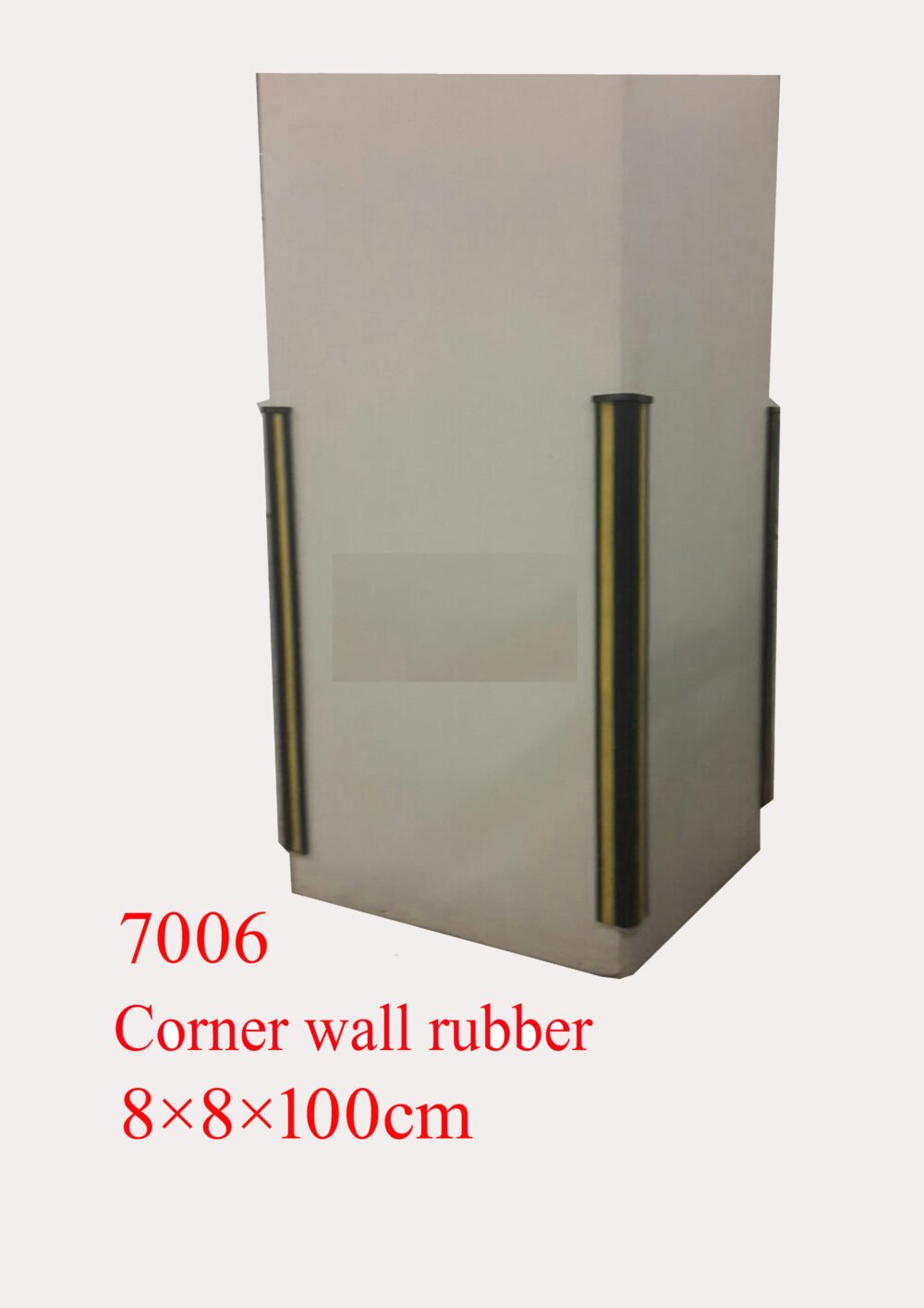 7006 Corner wall rubber