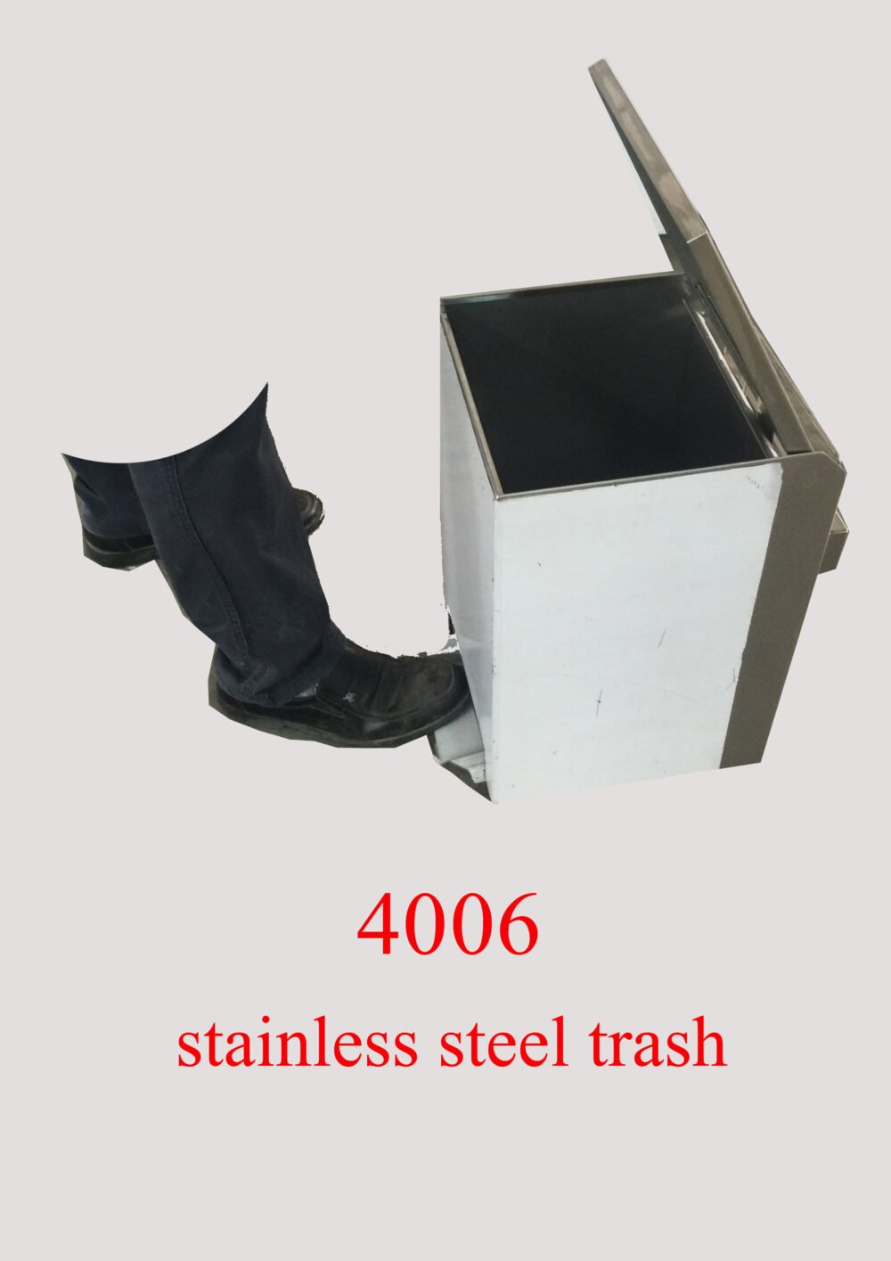 4006 stainless steel trash