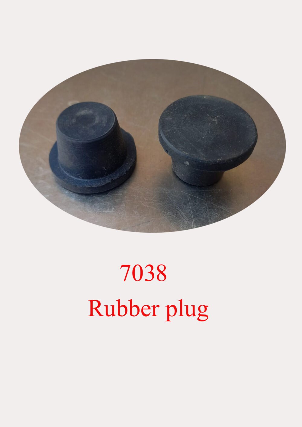 7038 Rubber plug