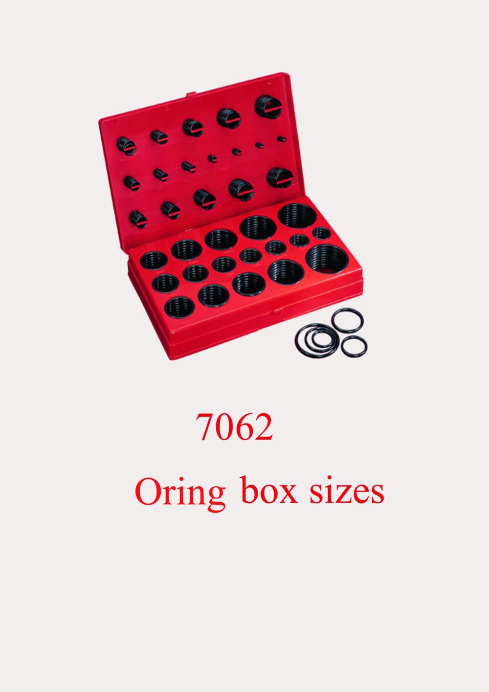 7062 Oring box sizes
