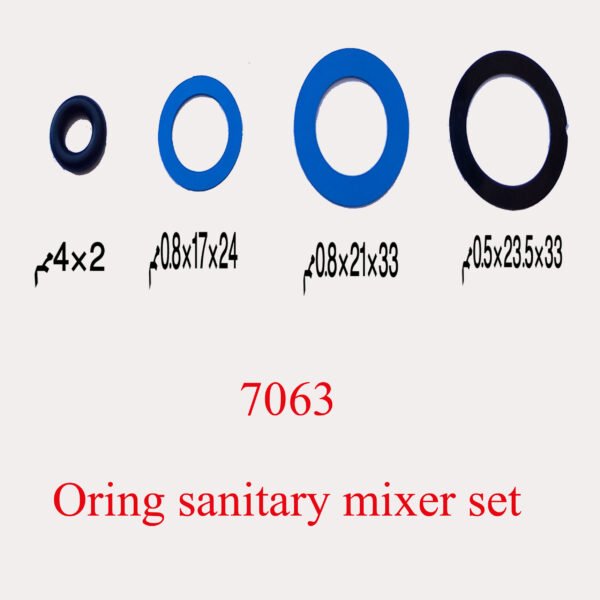 7063 Oring sanitary mixer set