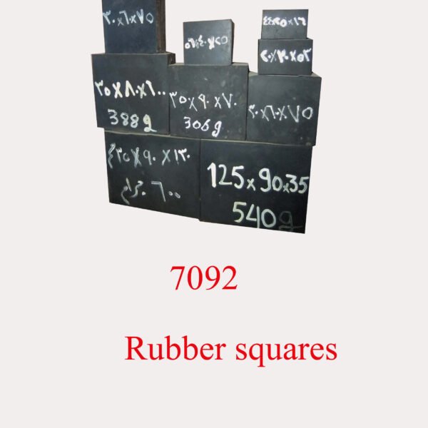 7092 Rubber squares