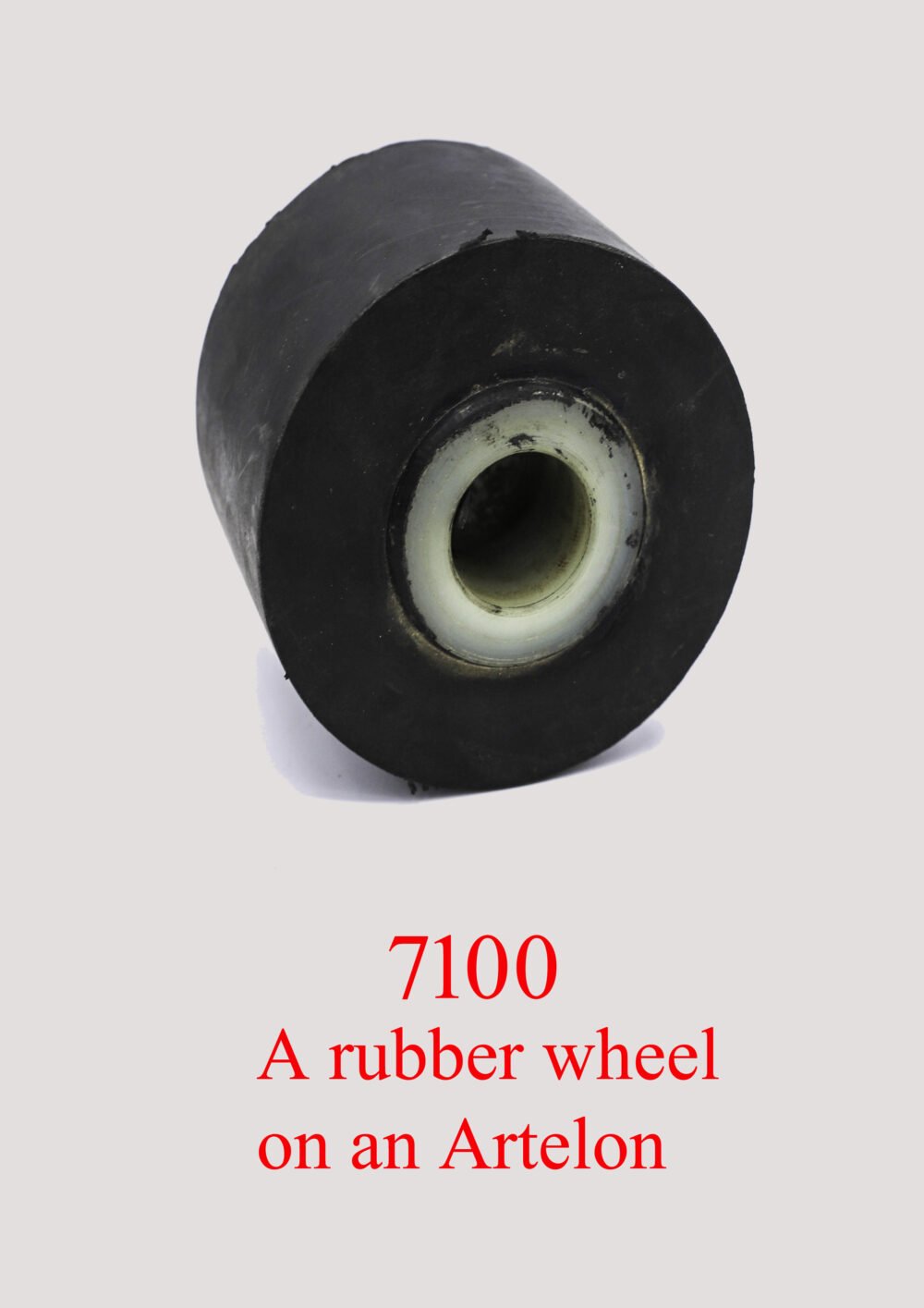 7100 A rubber wheel on an Artelon